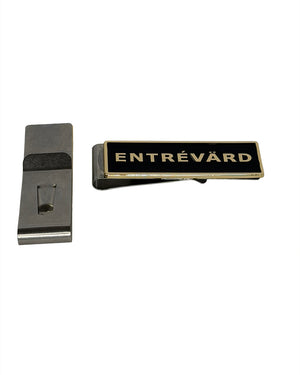 Entrévärdsbricka metall