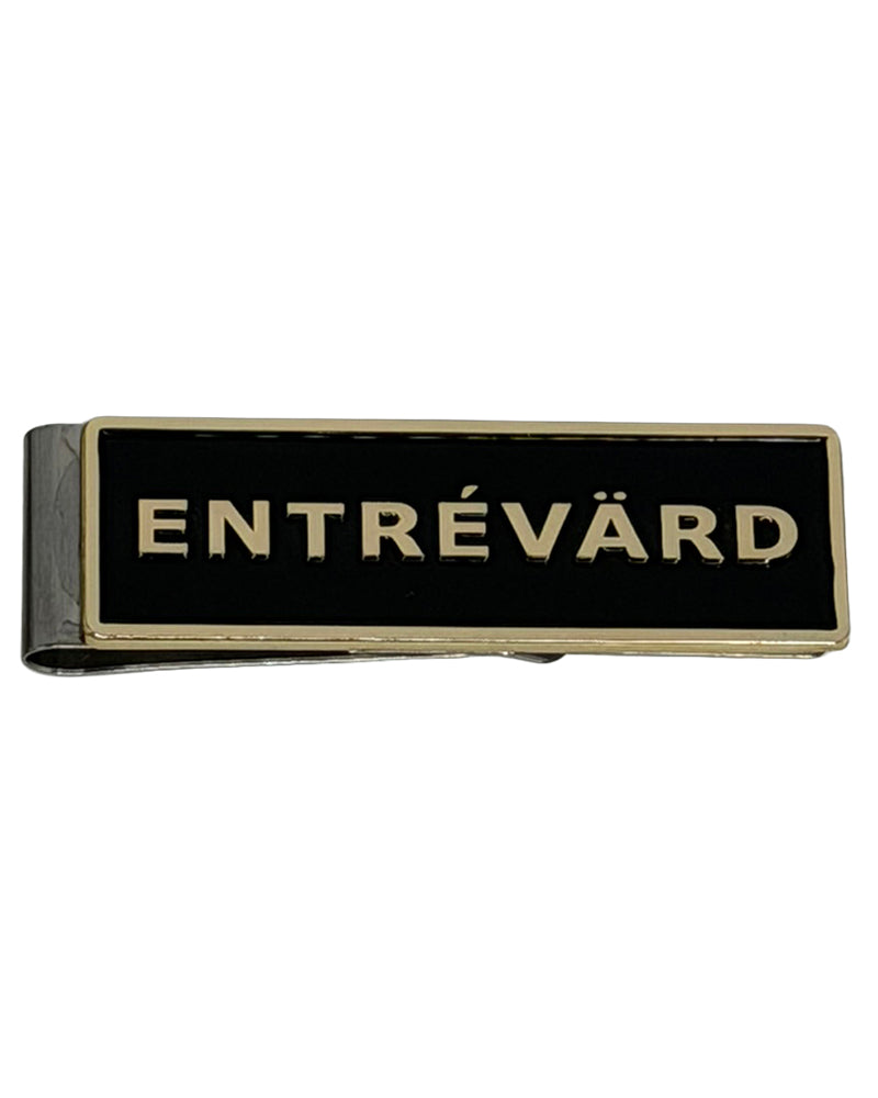 Entrévärdsbricka metall