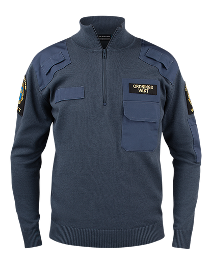Ordningsvakt Natotröja med Zip Texstar