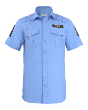 Ordningsvakt Kortärmad Skjorta Herr Texstar