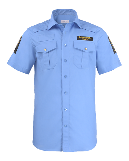 Ordningsvakt Kortärmad Skjorta Herr Texstar